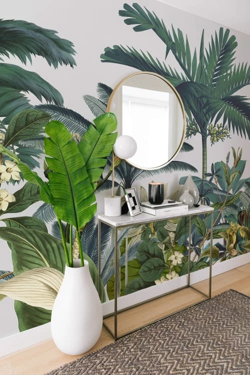 Yeda Design Papiers Peints Papier Peint Panoramique Jungle Forêt Tropicale Zen Bloom 255x260cm 4 Yeda Design Papiers Peints Papier Peint Panoramique Jungle Forêt Tropicale Zen Bloom 255x260cm – Image 2