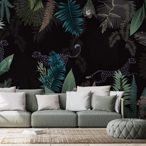 99Déco Papiers Peints Papier Peint Panoramique Jungle Panthère 432x270cm 4 99Déco Papiers Peints Papier Peint Panoramique Jungle Panthère 432x270cm – Image 2