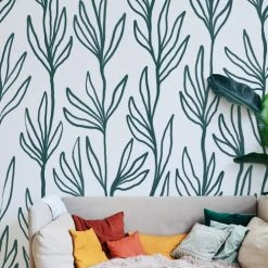 Acte Deco Papiers Peints Papier Peint Panoramique Leaves - 250x255