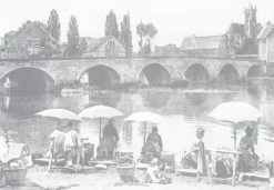 Ciment Factory Papiers Peints Papier Peint Panoramique Les Lavandières 390x270cm -Pêle-mêle photos Soldes papier peint panoramique les lavandieres 390x270cm 1