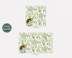 Yeda Design Papiers Peints Papier Peint Panoramique Motifs Fleurs Jardin Tropical Blanc 255x260cm -Pêle-mêle photos Soldes papier peint panoramique motifs fleurs jardin tropical blanc 255x260cm 2