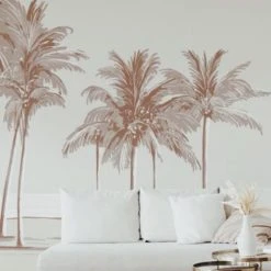Acte Deco Papiers Peints Papier Peint Panoramique Palmiers - 250x255 -Pêle-mêle photos Soldes papier peint panoramique palmiers 250x255 6
