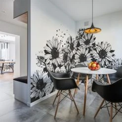 Acte Deco Papiers Peints Papier Peint Panoramique Tournesol - 250x170