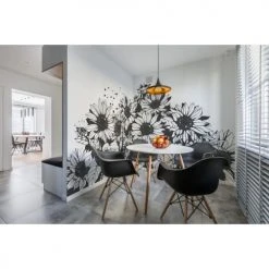 Acte Deco Papiers Peints Papier Peint Panoramique Tournesol - 250x255 -Pêle-mêle photos Soldes papier peint panoramique tournesol 250x255 4