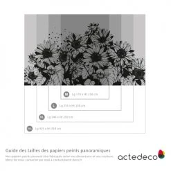 Acte Deco Papiers Peints Papier Peint Panoramique Tournesol - 250x340 -Pêle-mêle photos Soldes papier peint panoramique tournesol 250x340 4