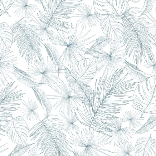 99Déco Papiers Peints Papier Peint Panoramique Végétal Bleu 336x270cm 6 99Déco Papiers Peints Papier Peint Panoramique Végétal Bleu 336x270cm – Image 4