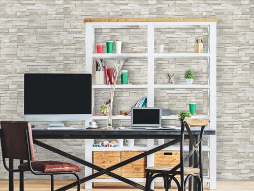 Hexoa Papiers Peints Papier Peint Rouleau Pierres Beiges - Rouleau 0,5x10 M 53x1000cm 3 Hexoa Papiers Peints Papier Peint Rouleau Pierres Beiges - Rouleau 0,5x10 M 53x1000cm