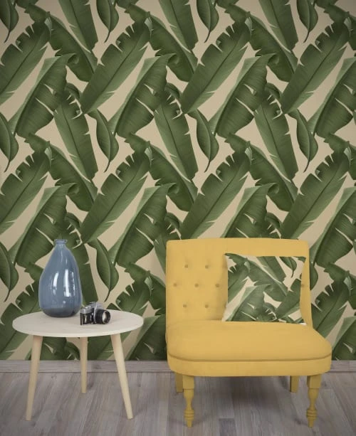 RNT By Really Nice Things Papiers Peints Papier Peint Sur Fond Blanc Et Vert. 4 RNT By Really Nice Things Papiers Peints Papier Peint Sur Fond Blanc Et Vert. – Image 2