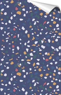 RNT By Really Nice Things Papiers Peints Papier Peint Sur Fond Bleu Avec Imprimé Multicouleur. -Pêle-mêle photos Soldes papier peint sur fond bleu avec imprime multicouleur 5