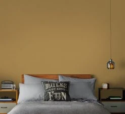 Superfresco Easy Papiers Peints Papier Peint Uni Joséphine Taupe Moutarde 1005x52cm