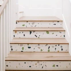 Decochic Papiers Peints Papier Peint Vinyle Adhésif Terrazzo Multicolor 50x300 Cm -Pêle-mêle photos Soldes papier peint vinyle adhesif terrazzo multicolor 50x300 cm 2