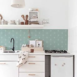 Decochic Papiers Peints Papier Peint Vinyle Adhésif Tokyo Vert 50x300 Cm -Pêle-mêle photos Soldes papier peint vinyle adhesif tokyo vert 50x300 cm 2