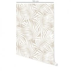 Decochic Papiers Peints Papier Peint Vinyle Adhésif Tropicale Gris Tourterelle 50x300 Cm -Pêle-mêle photos Soldes papier peint vinyle adhesif tropicale gris tourterelle 50x300 cm 1