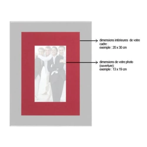 Ceanothe Cadres Et Albums Photos Passe-partout Multivues Carton Gris 40x50 Cm 8 Ouvertures 10x15 Cm 4 Ceanothe Cadres Et Albums Photos Passe-partout Multivues Carton Gris 40x50 Cm 8 Ouvertures 10x15 Cm – Image 2