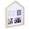 The Home Deco Factory Cadres Et Albums Photos Pêle-mêle Design Bois Maison 4 Photos Marron -Pêle-mêle photos Soldes pele mele design bois maison 4 photos marron