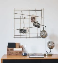 Pêle-mêle photos Soldes -Pêle-mêle photos Soldes pele mele destructure en metal coloris bronze 60x60 1000 14 11 204150 2