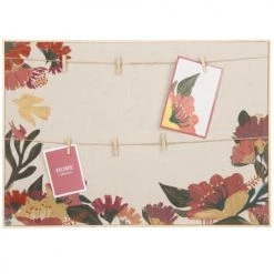 Maisons Du Monde Pêle-mêle Photos Pêle Mêle En Bois De Pin Et Lin Motif Multicolore