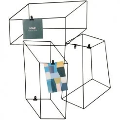 Maisons Du Monde Pêle-mêle Photos Pêle Mêle Filaire 3D En Métal Noir