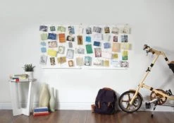 Umbra Cadres Et Albums Photos Pêle-mêle Mural Hangit, Pour 40 Photos, En Bois Laqué Blanc -Pêle-mêle photos Soldes pele mele mural hangit pour 40 photos en bois laque blanc 4