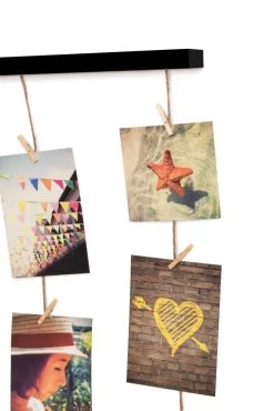 Umbra Cadres Et Albums Photos Pêle-mêle Mural Pour Environ 40 Photos, En Bois Noir Laqué -Pêle-mêle photos Soldes pele mele mural pour environ 40 photos en bois noir laque 4