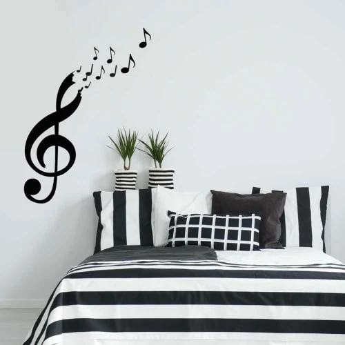 STC Stickers Muraux Clé De Sol 61x44cm 4 STC Stickers Muraux Clé De Sol 61x44cm – Image 2